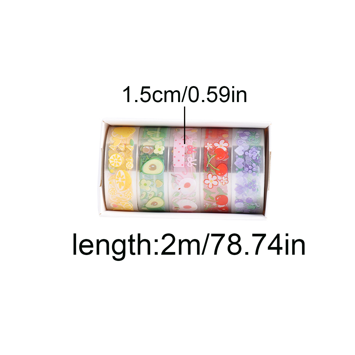 Conjunto de 5 rolos de fita wa - Pet Supplies In avaliação e preço