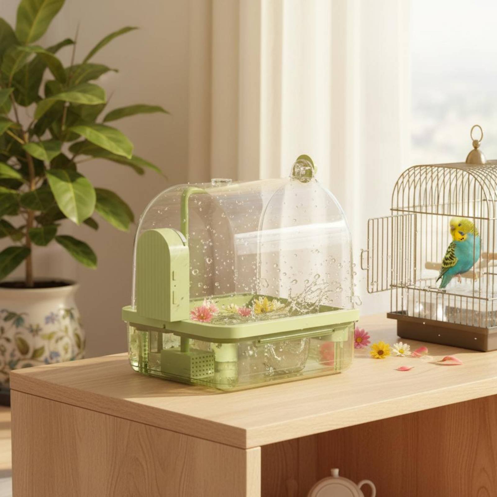 Banheira Automática para Pássa - Pet Supplies In avaliação e preço