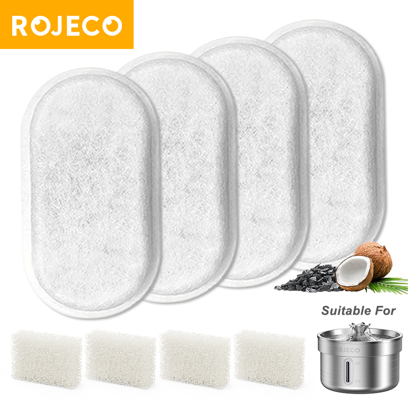Rojoeco filtro de fonte de águ - Cat Water Fountain Filter avaliação e preço